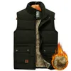 Men's Large Size Clothing Winter Vest Jackets Sleeveless Coat Fur Fashion Big Size 8xl Male Warm Waistcoat Fleece Vest Men 211111