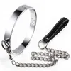 NXY SM Bondage Slave Collar Sex Restraint Roll Play Metal för Kvinnor Bandage Games Drop Shipping 1223