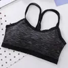 Reggiseno intimo sexy da donna Reggiseno intimo sexy da bambina Abbigliamento sportivo solido Raccolto a vogatore Reggiseni sportivi femminili Allenamento Bralette Mujer Canotta