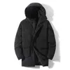 Houd warme -20 graden witte eend donsjack mannen winddichte capuchon winter dikker naar beneden jassen mannelijke windjack bovenkleding maat S-3XL G1115