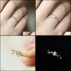 Cluster sieradencluster ringen chic sierlijke schattige vrouwen mode slanke twijgen Memorial delicate juwelen cadeau bruiloft sieraden1 drop levering 2021 y