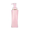 350ml 500ml Rosa Shampoo Body Lotion Shower Gel Bottle High-end Pet Plast Tomma Förpackningsflaskor