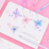 1PC Carino Farfalla Penne Ciondolo Penne Neutre Kawaii Gel di Cristallo Per I Bambini Regalo di Scuola Nuovo Forniture Per Ufficio di Cancelleria 713 K2