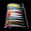 1pc 10 Colors Mixed 3D Eyes Plastic Hard Baits & Lures 11cm 13.14g Minnow 4# Fishing Hooks FS_75 43 Z2