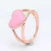 pink heart shaped rings
