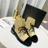 Fashion Leather Star Women Boots Martin Martin Worth Winter Toble Exquisito mujer zapatos Botones de vaquero de Bagandhoe