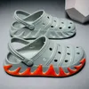 Sandals Unisex Fashion Beach Thick Sole Slipper Waterproof Anti-Slip Flip Flops for Women Men Anti-collision Water Shoes 220121 220121