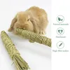 Small Animal Supplies 3PCS Chew Toys Grass Woven Natural Carrot Sticks Animals Grinding Teeth