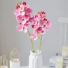 Fiori decorativi Ghirlande Farfalla artificiale Orchidea Silicone Real Touch Phalaenopsis Bouquet per matrimoni Christams Giardino domestico fai da te Pott