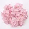 Симулятор Hydrangea Head Multi-Color Diy Белый Розовый Бежевый Искусственный Гортензия для Свадебных арки Цветочная Стена Стены и Ряд