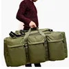 Duffel Bags Luxury 90l Large Capacity Men's Travel Canvas Tactical Backpack Waterproof Hiking Climbing Camping Rucksack