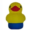 Bonito modelo de pato de borracha inflável gigante de 13 pés de altura/4 m de altura infláveis patos amarelos para brinquedos de decoração