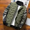 Parkas de plumón para hombre Chaquetas y abrigos de invierno para hombre Ropa exterior Ropa 2022 Camuflaje Bomber Chaqueta Cortavientos Grueso Cálido Masculino Militar