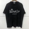 刺繍のSicko Tシャツの男性女性最高の品質素敵な洗いた重布地トップスティーメンズの服特大