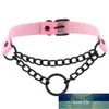 KMVEXO Sexy Czarny Łańcuch Naszyjniki Dla Kobiet Mężczyźni Gothic Punk Oświadczenie Choker Naszyjnik Cosplay Anime Harajuku Street Jewelry 2019