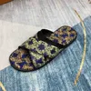 Taglia 44 Lusso di qualità Designer Pantofole da uomo Sandali Scarpe Slide Infradito piatte larghe moda estiva