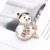 Pins, broches luxe emaille christmas broche pin Santa Claus eland Snowman Boot Garland Exquisite Fashion Year Xmas Sieraden Gift Decor