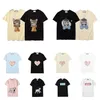21SS Womens Mens T 셔츠 패션 편지 인쇄 짧은 소매 레이디 티셔츠 캐주얼 의류 여성의 티셔츠 의류