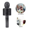 WS858 Portable Bluetooth karaoke DJ Microphone Wireless Professional Home KTV microphone Handheld Microphone