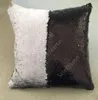 Cekiny Syrenka Poduszka Poduszka Poduszka Magiczna Glitter Rzut Poszewka na Poduszkę Dekoracyjne Sofa Samochodowa Poszewka 40 * 40cm Das327