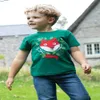 Jumping Meters Animaux Imprimer T-shirts pour enfants pour l'été Garçons Filles Tees Mode Mignon Enfants Tops 210529