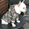 Ropa para perros Ropa impermeable para perros grandes Camuflaje Impermeable Lluvia Capa de lluvia Disfraces al aire libre Francés