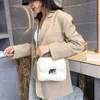 فو الفراء حقيبة المرأة سلسلة Crossbody حقيبة الكتف حقيبة يد محفظة صغيرة مصمم العلامة التجارية حقائب اليد أزياء الشتاء