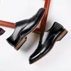 Высокое качество ручной работы мода мужская искусственная кожа монап ремешок обувь повседневная классическая модная модный винаж стильный Chelsea sheos для мужчин