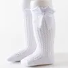 Children039s Sock Girls Knee High Socks With Bows Stripped Toddlers Long Socks Kids School Sock Infant Baby Socken8974859