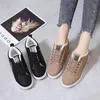 Black Brown Cotton Shoes Female New Women's Boots Winter Plus Velvet Cotton Shoes Thick Soled Warm Snow