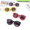 Fashion Kids Sunblock Zonnebril Kind Zwarte Zonnebril Anti-uv400 Baby zonwering Brillen Meisje Jongen Full Frame Sunglass