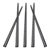 Chopsticks 5 Pairs Reusable Non-slip Luxury Japanese Style