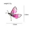 Pins, Brooches CINDY XIANG Transparent Color Butterfly For Women Rhinestone Insect Pin 3 Available Allpy Material Winter Jewelry