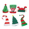 Czapki Kapelusze Christmas Hat 2022 Dance Dress Up Clown Halloween Xmas Santa Claus Dekoracje Rok Partii Rekwizyty