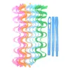 12pcs 55cm Hair Curlers Magic Styling Kit With Style Hooks Wave Formers For Most Hairstyles318v