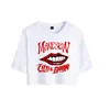 Kvinnors T-shirt Maneskin Oversize O-Neck Toppar Kvinnor Rolig Tshirt