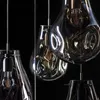 Modern Colorful Glass Pendant Lamps E27 Single Light Chandelier Irregularly Shape Dining Room Lighting Fixture D.20 x H.30cm