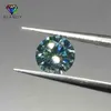 3.0mm to 11mm blue color moissanites round brilliant cut sic material loose stone for jewelry