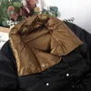 FTLZZ Piumino d'anatra Donna Inverno Lungo Cappotto scozzese bifacciale Donna Plus Size Warm Parka Slim Outwear 210923