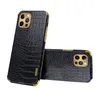 Custodie per telefoni cellulari Texture Crocodilo Caso O iPhone 13 Mini 12 Pro Max Capa de Couro Luxo Para iPhone13