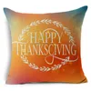 41 Styles Happy Thanksgiving Day Federa per cuscino 45X45CM Decorazioni autunnali in lino Ringrazia il divano Tiro per la casa Fodere per cuscini per auto
