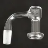 JCVAP Weld Terp Slurper Quartz Banger avec boule de marbre en verre de 22 mm perles rubis pilier rubis avec sac à fermeture éclair avec logo