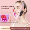 V Face Lift Machine EMS Massager LED Skin Rejuvenation Reduce Double Chin Neck Lifting Slimmer Wrinkle Removal 220209