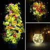 Strings 5M 50 Lights Outdoor Solar Powered Lighting Copper Wire Light String Fairy Wedding Christmas Decoration Party Decor