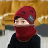 Baby Boy Chapéu Lenço Set Inverno Gorros Malha Algodão Quente Soft Geanie Para Crianças Meninas Hip Hop Caps Moda Acessórios