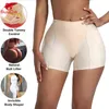 GUUDIA Hip Butt Lifter Round Bum Push Rembourré Shapers Sans Couture Booty Up Culotte Enhancer Shorts Corps Femmes 211218