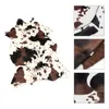 Faux Cowhide Dywan Dywanik Dywan Krowa Dywan Dywan do łazienki Salon Schowek Wycieracz Home Textile Black White 210301