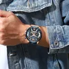 Klockor Mäns Fashion Watch Luxury Brand Curren Sport Armbandsur Casual Quartz Business Watch Man Klocka Vattentät 30 m Reloj Q0524