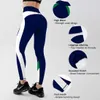 Moda Sporting Respirável Fitness Leggings Mulheres Cintura Alta Sportswear Workout Push Up Elastic Force 210925