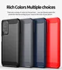 1.5MM Carbon Fiber Texture Slim Armor Brushed TPU CASE COVER for Xiaomi 11 10I 5G Redmi K30 Pro Note 9T REDMI 9T 100PCS/LOT